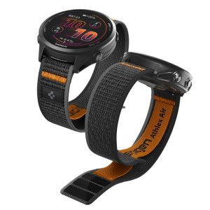 Λουράκι Garmin Quick Release 22mm Spigen Athlex Air Active Black Orange