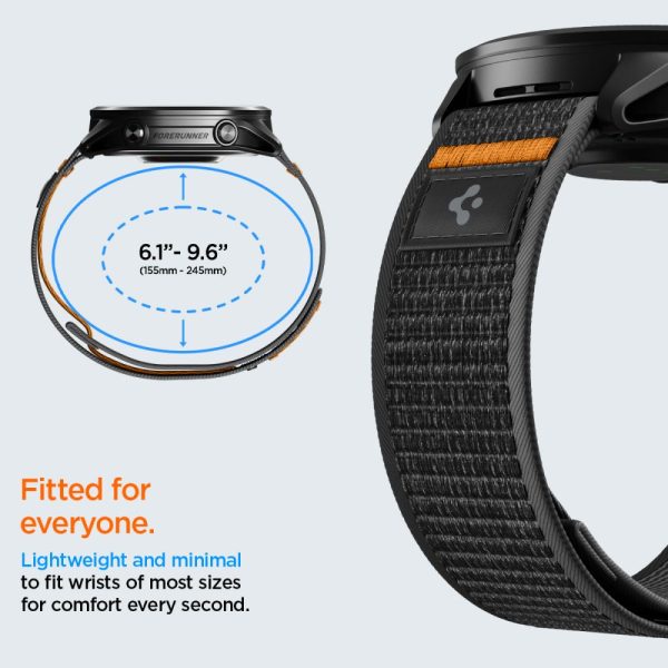 Λουράκι Garmin Quick Release 22mm Spigen Athlex Air Active Black/Orange (AMP11425) - Image 5