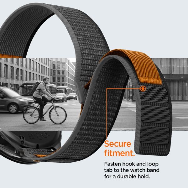 Λουράκι Garmin Quick Release 22mm Spigen Athlex Air Active Black/Orange (AMP11425) - Image 6