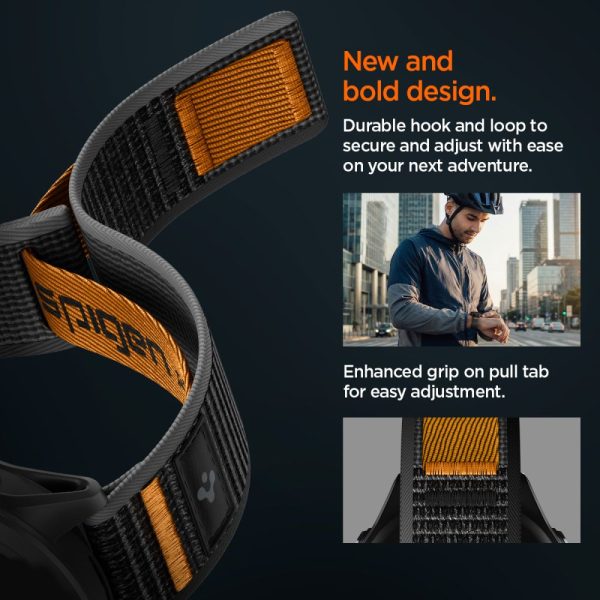 Λουράκι Garmin Quick Release 22mm Spigen Athlex Air Active Black/Orange (AMP11425) - Image 8
