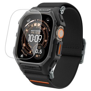 Λουράκι με θήκη και τζάμι Apple Watch Ultra 49mm Spigen Lite Fit Pro Matte Black