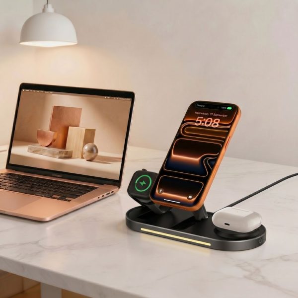 Ασύρματος Φορτιστής 3 σε 1 Tech-Protect A51 ArcticBoost MagSafe Qi2.2 25W Black - Image 7