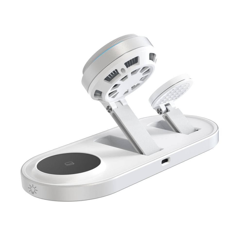 Ασύρματος Φορτιστής 3 σε 1 Tech-Protect A51 ArcticBoost MagSafe Qi2.2 25W White - Image 3