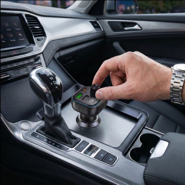 Φορτιστής Αυτοκινήτου Tech-Protect CC07 3-Port PD 54W με Bluetooth FM Transmitter Black - Image 8