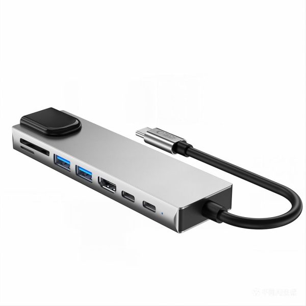 Hub Adapter USB-C Tech-Protect HB09 8 σε 1 HDMI 4K 60Hz PD100W RJ45 Space Grey - Image 4