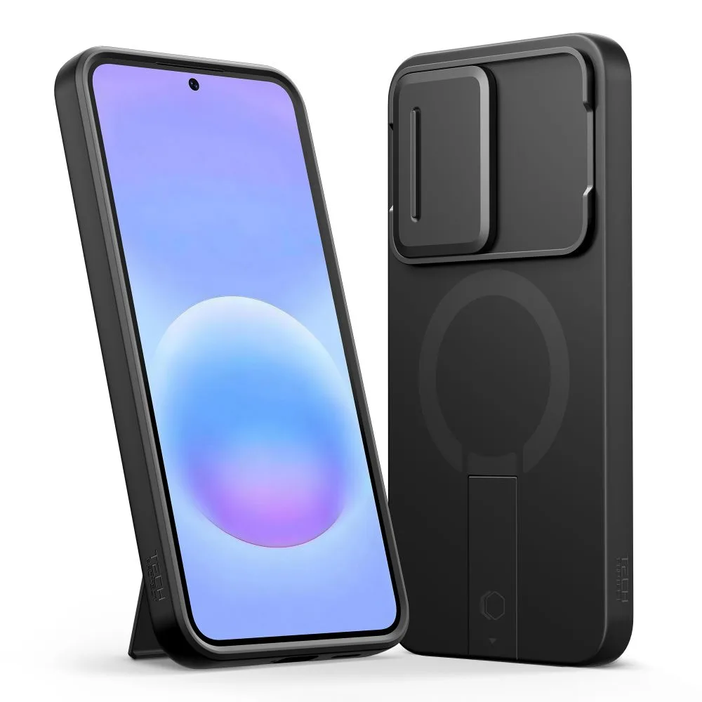 Θήκη Samsung Galaxy A57 5G Tech-Protect Kevlar Aura MagSafe Black / Orange - Image 2