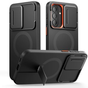 Θήκη Samsung Galaxy A57 5G Tech-Protect Kevlar Aura MagSafe Black Orange