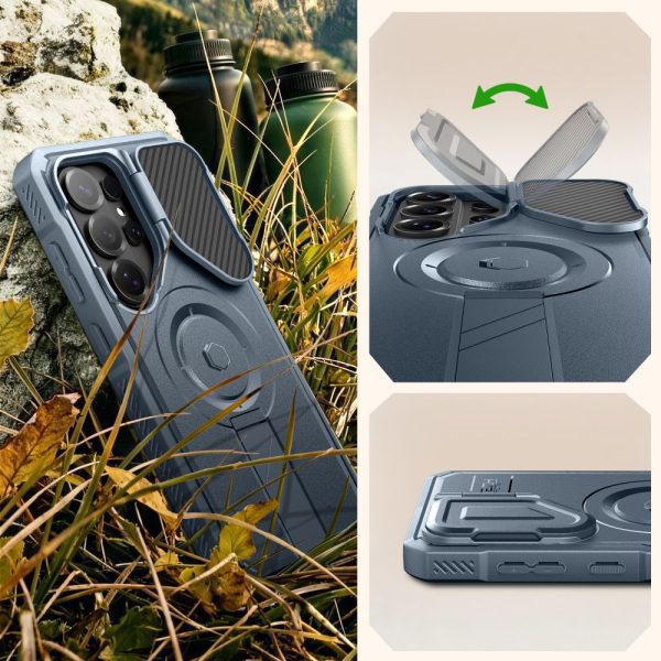 Θήκη Samsung Galaxy S26 Ultra Tech-Protect Kevlar MagSafe 2-Set Blue - Image 5