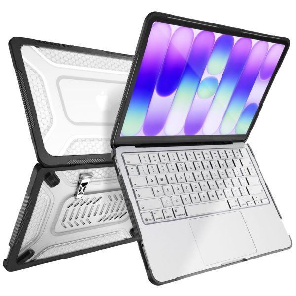 Θήκη MacBook Neo 13 2026 Tech-Protect Kevlar Pro Matte Black / Clear - Image 4
