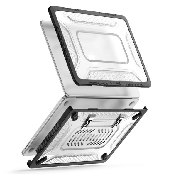 Θήκη MacBook Neo 13 2026 Tech-Protect Kevlar Pro Matte Black / Clear - Image 5