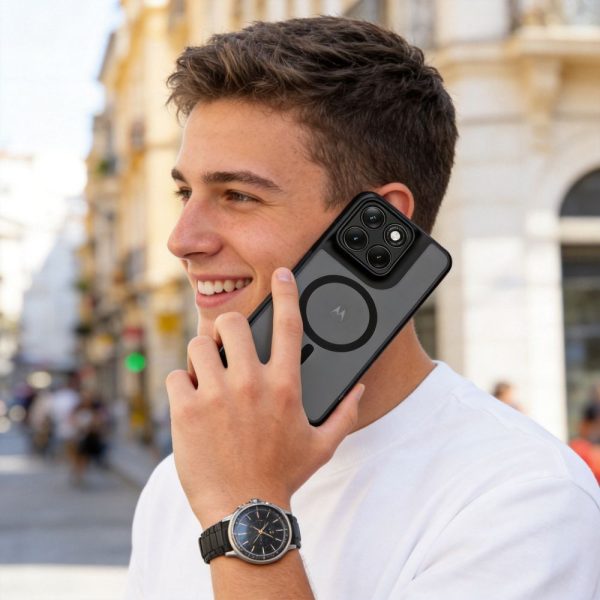 Θήκη Motorola Edge 70 Fusion / Edge 70 Fusion Plus 5G Tech-Protect MagMat MagSafe Matte Black - Image 5