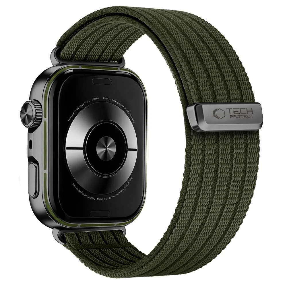 Λουράκι Huawei Watch Fit 3 / 4 / 4 Pro / 5 / 5 Pro Tech-Protect Nylon Military Green - Image 2