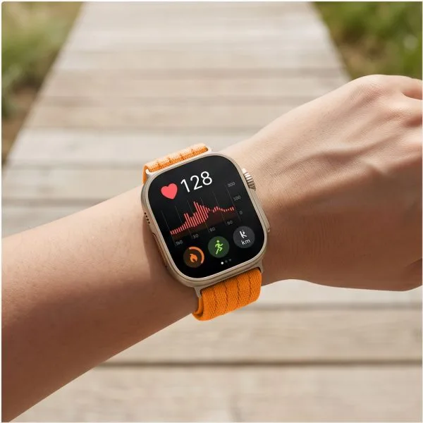 Λουράκι Huawei Watch Fit 3 / 4 / 4 Pro / 5 / 5 Pro Tech-Protect Nylon Orange - Image 4