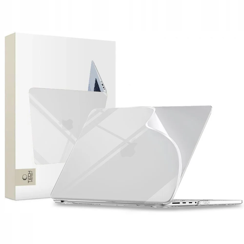 Θήκη MacBook Pro 14 M1 M2 M3 M4 M5 Tech-Protect Softshell Crystal Clear