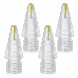 Ανταλλακτικές Μύτες Apple Pencil Tech-Protect Stylus Tips 4-Pack Clear