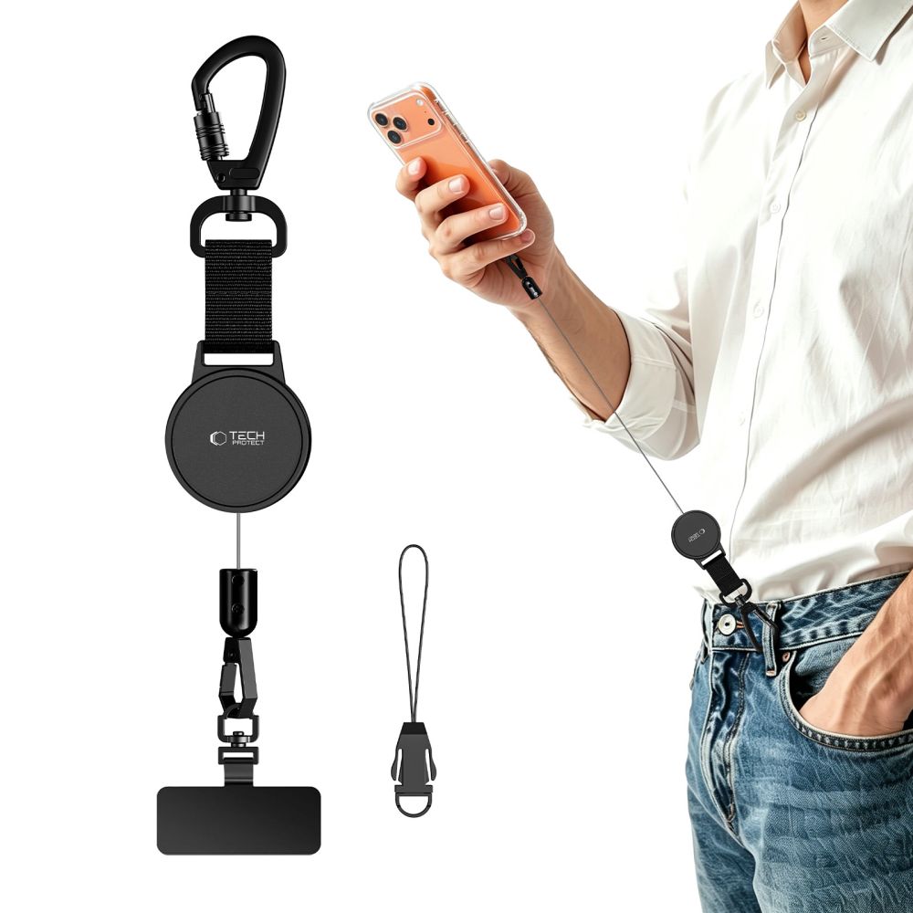 Ιμάντας Ασφαλείας Κινητού Tech-Protect UrbanLoop Anti-Theft Black - Image 2