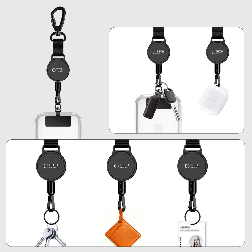 Ιμάντας Ασφαλείας Κινητού Tech-Protect UrbanLoop Anti-Theft Black - Image 3