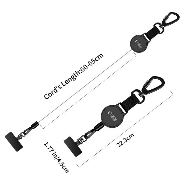 Ιμάντας Ασφαλείας Κινητού Tech-Protect UrbanLoop Anti-Theft Black - Image 4