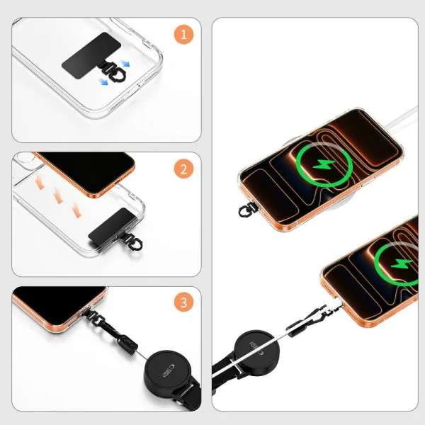 Ιμάντας Ασφαλείας Κινητού Tech-Protect UrbanLoop Anti-Theft Black - Image 5