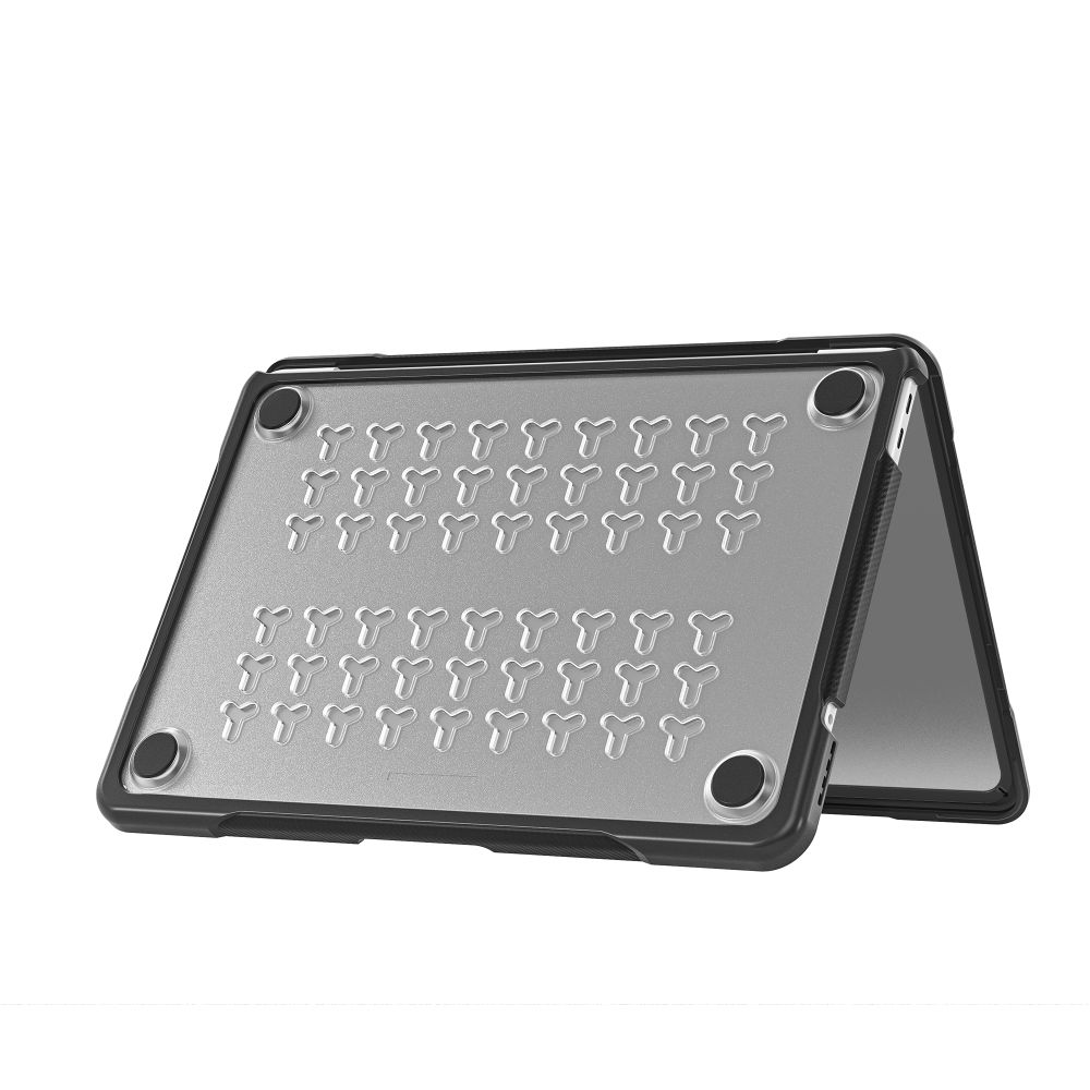 Θήκη MacBook Neo 13 2026 Tech-Protect Velar Black / Matte Clear - Image 3