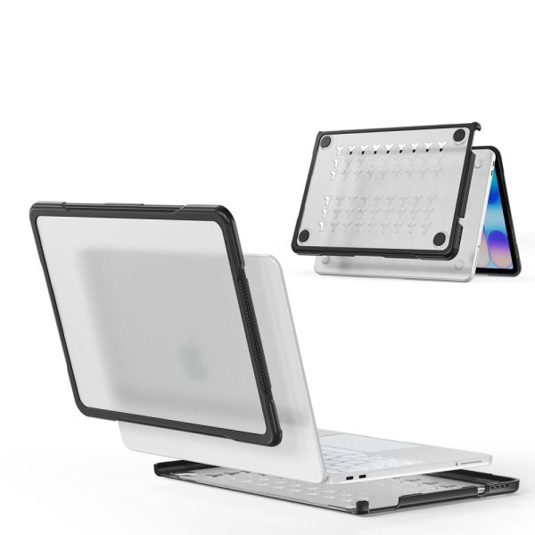 Θήκη MacBook Neo 13 2026 Tech-Protect Velar Black / Matte Clear - Image 5