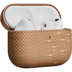 Θήκη AirPods Pro 3 Pitaka Aramid Fiber Magnetic Case Golden Glint