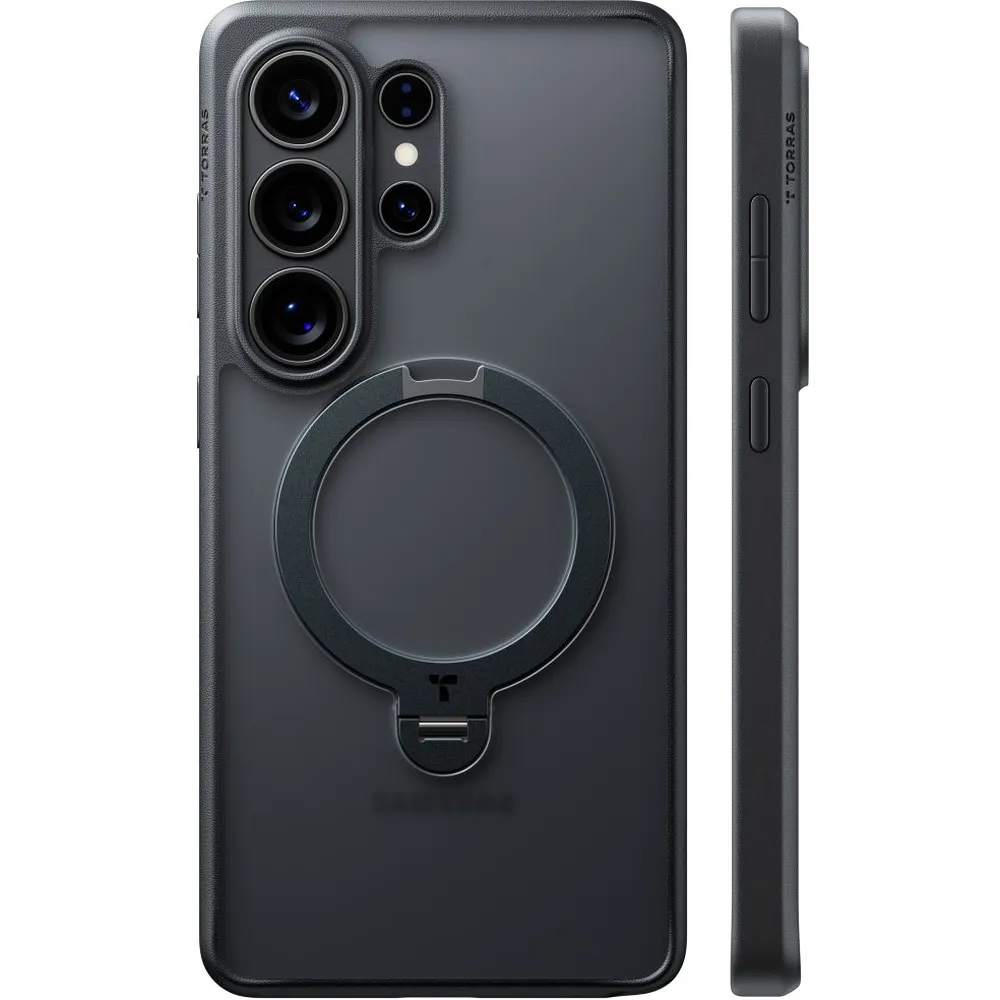 Θήκη Samsung Galaxy S26 Ultra Torras Ostand Q3 Spin Obsidian Black - Image 2