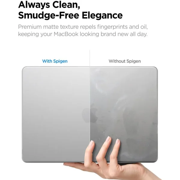 Θήκη MacBook Air 13 M2-M5 2022-2026 Spigen AirSkin Frost Clear (ACS11530) - Image 5