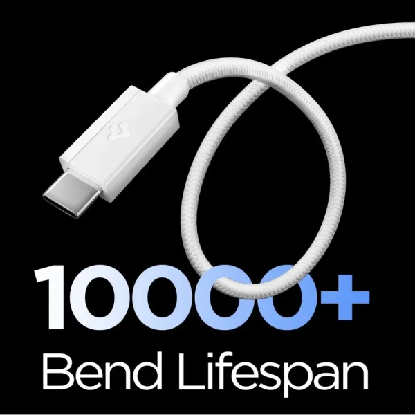 Καλώδιο USB-A σε USB-C Spigen Essential EB6015AC 60W 1.5m Λευκό (ACA10413) - Image 7