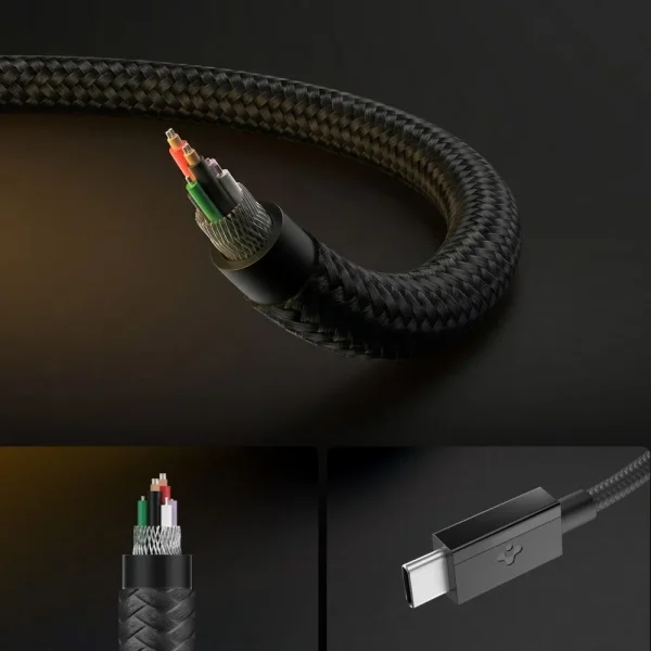 Καλώδιο USB-C σε USB-C Spigen Essential EB6015CC 60W 1.5m Μαύρο (ACA10417) - Image 4