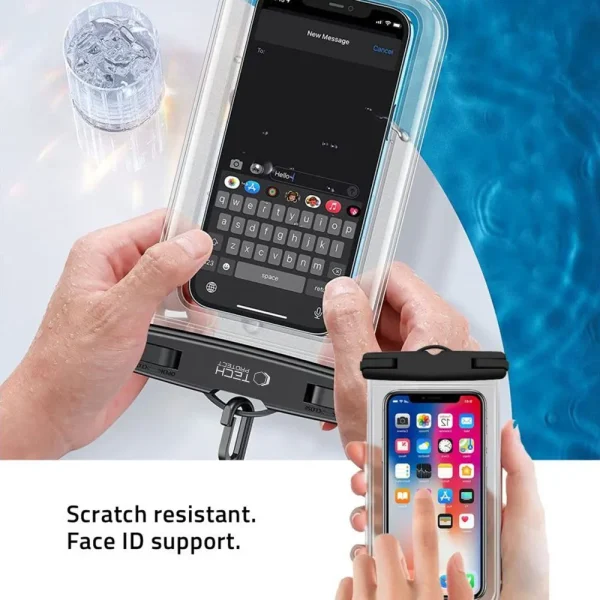 Αδιάβροχη Θήκη Κινητού Tech-Protect UWC7 Universal 6.9 ιντσών Pink - Image 5