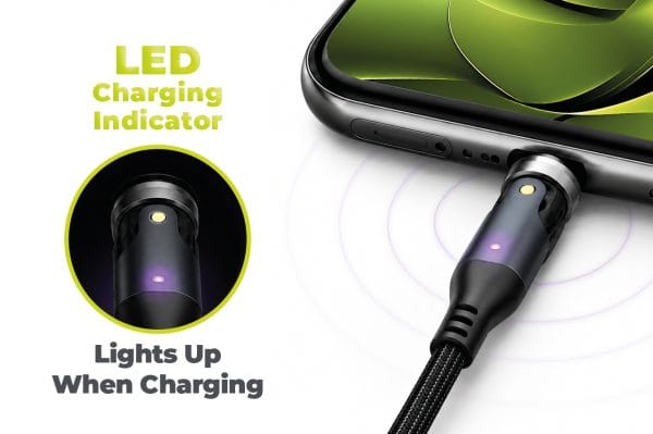 Mobile Origin 240W Magnetic 540° Rotating USB-C to USB-C Cable 1 m CB14