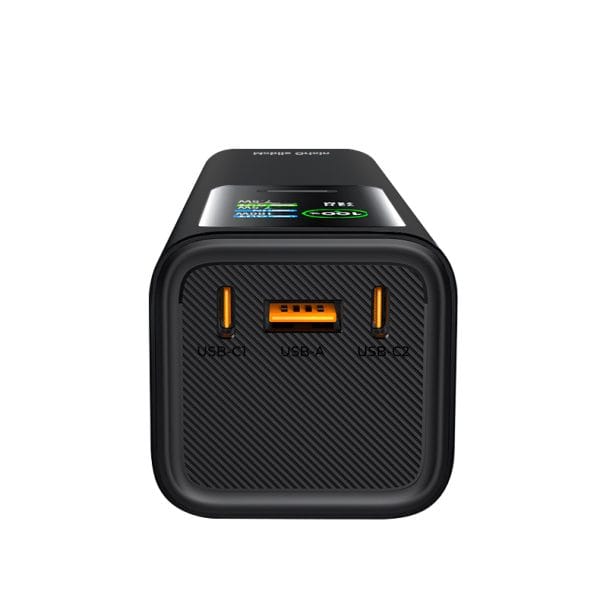 Mobile Origin 30000 mAh TFT Display & Flashlight PowerBank PB17 - 2x USB-C + USB-A