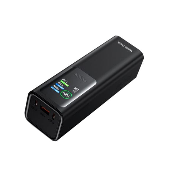 Mobile Origin 30000 mAh TFT Display & Flashlight PowerBank PB17 - 2x USB-C + USB-A