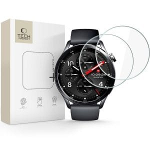 Τζάμι Προστασίας Xiaomi Watch S5 46mm Tech-Protect Glass Fit+ 2-Pack Clear
