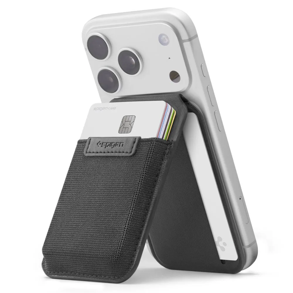Πορτοφόλι MagSafe με βάση Spigen S314-4 Slim Fold Black