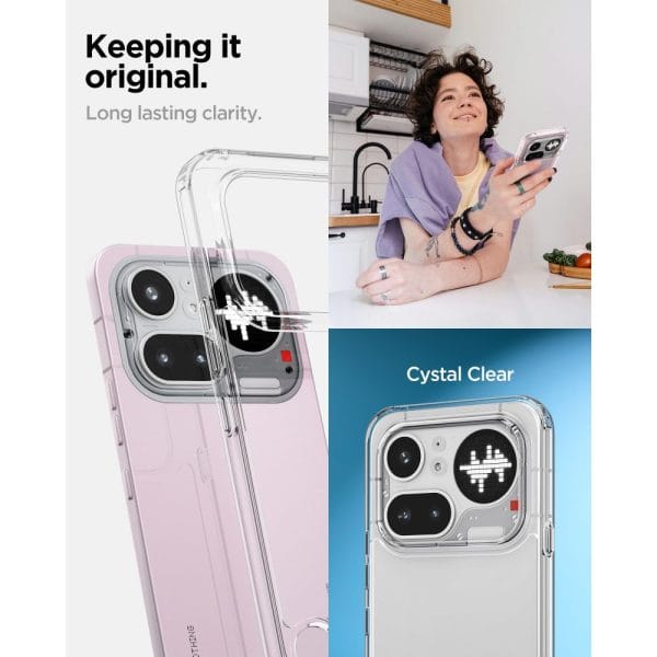 Θήκη Nothing Phone 4A Pro Spigen Ultra Hybrid Crystal Clear (ACS11632) - Image 6