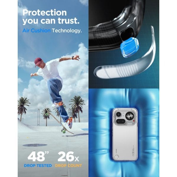 Θήκη Nothing Phone 4A Pro Spigen Ultra Hybrid Crystal Clear (ACS11632) - Image 7