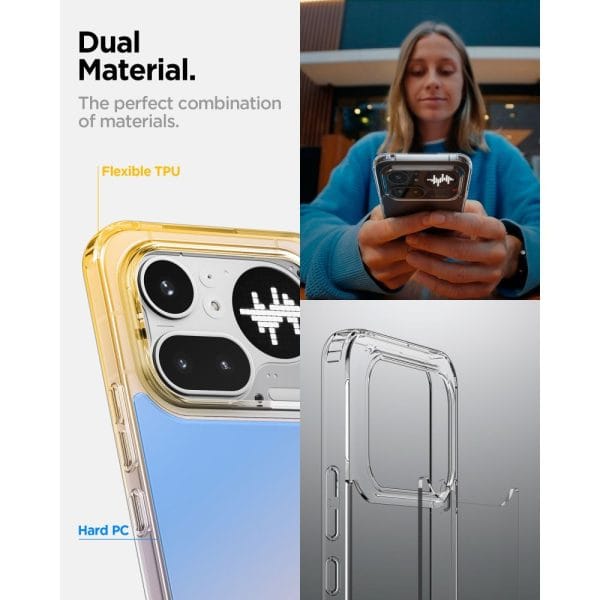 Θήκη Nothing Phone 4A Pro Spigen Ultra Hybrid Crystal Clear (ACS11632) - Image 8
