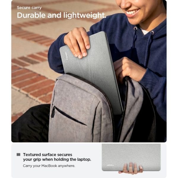 Θήκη MacBook Air 13 M2-M5 2023-2026 Spigen Urban Fit Heather Grey (ACS10974) - Image 7
