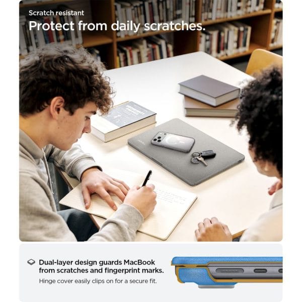 Θήκη MacBook Air 15 M2-M5 2023-2026 Spigen Urban Fit Heather Grey (ACS10975) - Image 9
