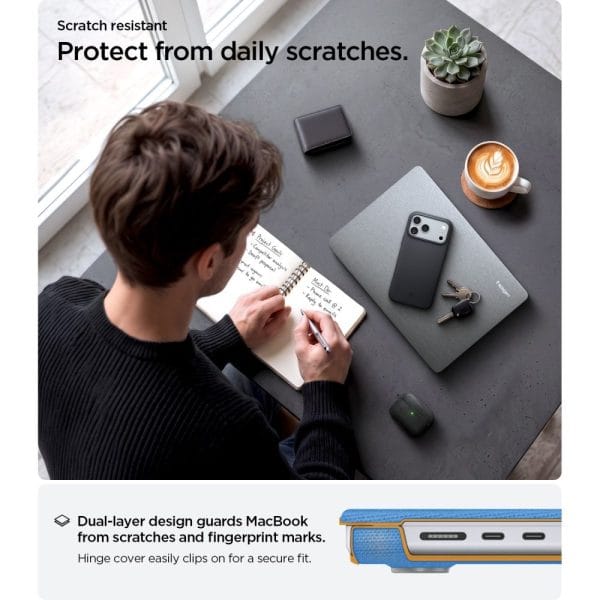 Θήκη MacBook Pro 14 M1-M5 Pro / Max 2021-2026 Spigen Urban Fit Heather Grey (ACS10976) - Image 10