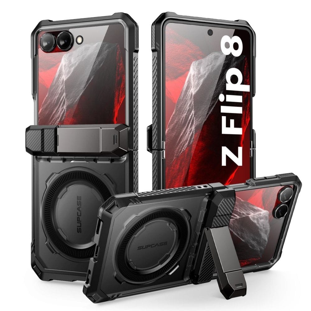 Θήκη Samsung Galaxy Z Flip 8 Supcase UB Grip Mag MagSafe Black