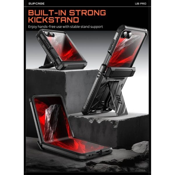 Θήκη Samsung Galaxy Z Flip 8 Supcase Unicorn Beetle Pro Black - Image 5