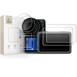 Τζάμι προστασίας DJI Osmo Action 6 Tech-Protect Glass Fit Plus 2-Set Clear