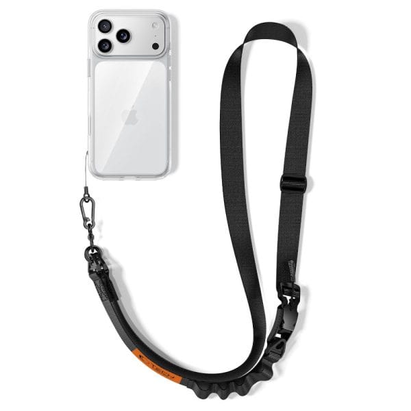 Λουράκι Κινητού Crossbody Tech-Protect C9S Rope Μαύρο / Πορτοκαλί - Image 4