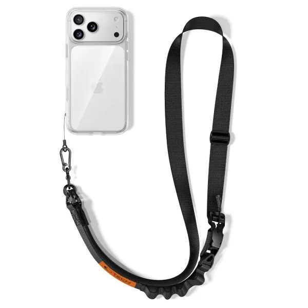 Λουράκι Κινητού Crossbody Tech-Protect C9S Rope Μαύρο / Πορτοκαλί - Image 4