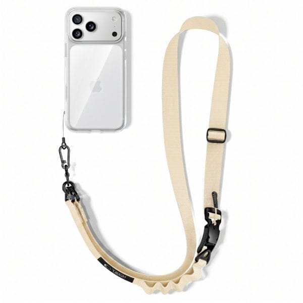 Λουράκι Κινητού Crossbody Tech-Protect C9S Rope Sienna Beige - Image 4
