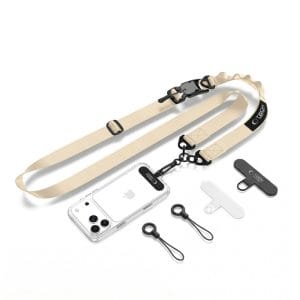 Λουράκι κινητού crossbody Tech-Protect C9S Rope Sienna Beige μπεζ