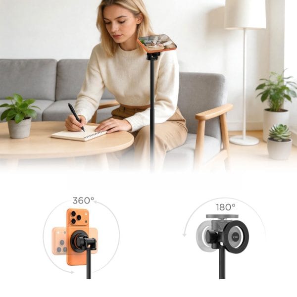 Selfie Stick Τρίποδο Tech-Protect L03S MagSafe Bluetooth Μαύρο - Image 5